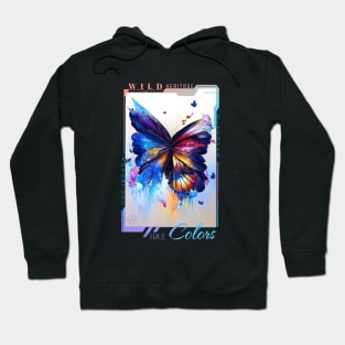 Butterfly Discovery Adventure Nature Planet Earth Paint Hoodie